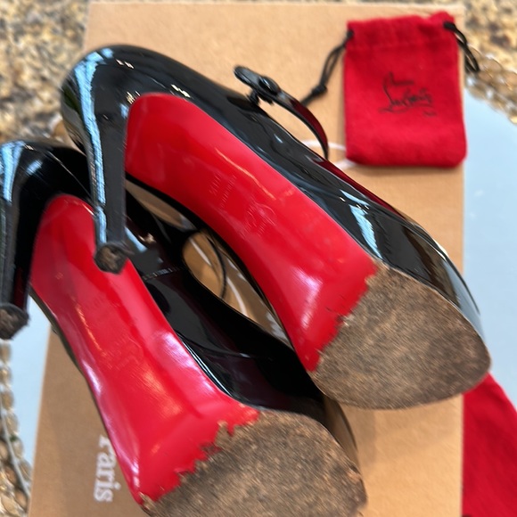 Christian Louboutin Bana 140 Pantent Calf - Picture 6 of 7